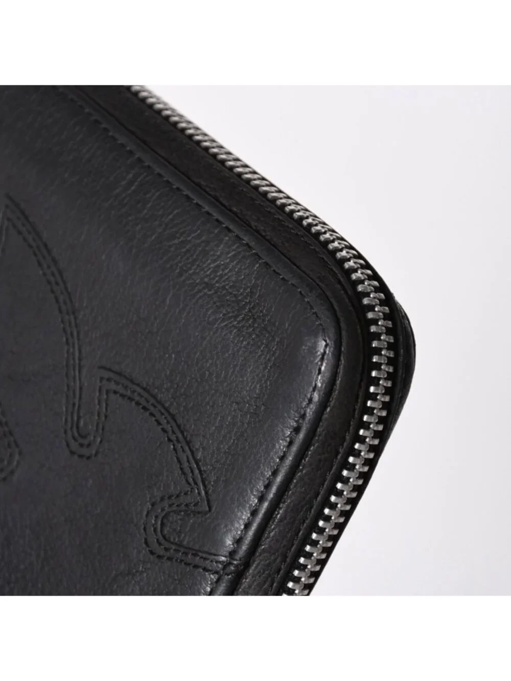 Chrome Hearts Rec Zip Double Flairnie Round Zip Wallet Destroy Dagger Zip 925